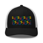 Mosaic Jesus Cap Trucker Christian Hat